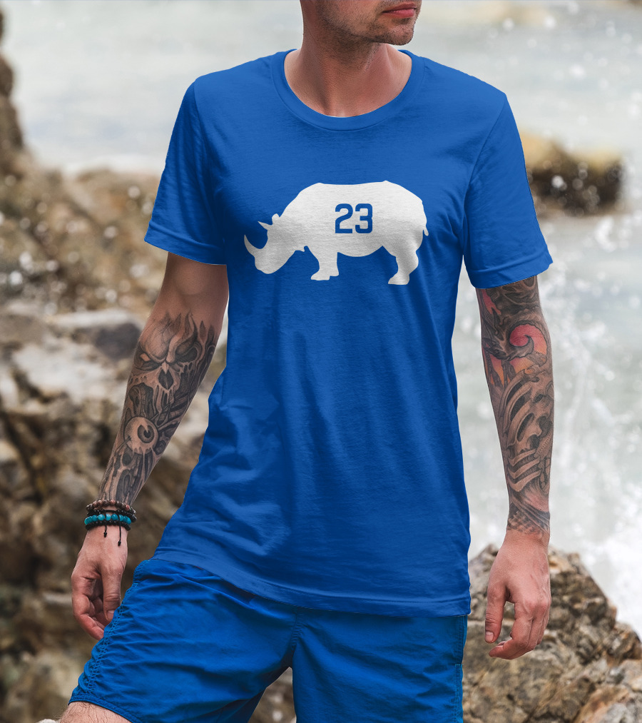 The Ryno 23 Obvious White Rhino T-Shirt