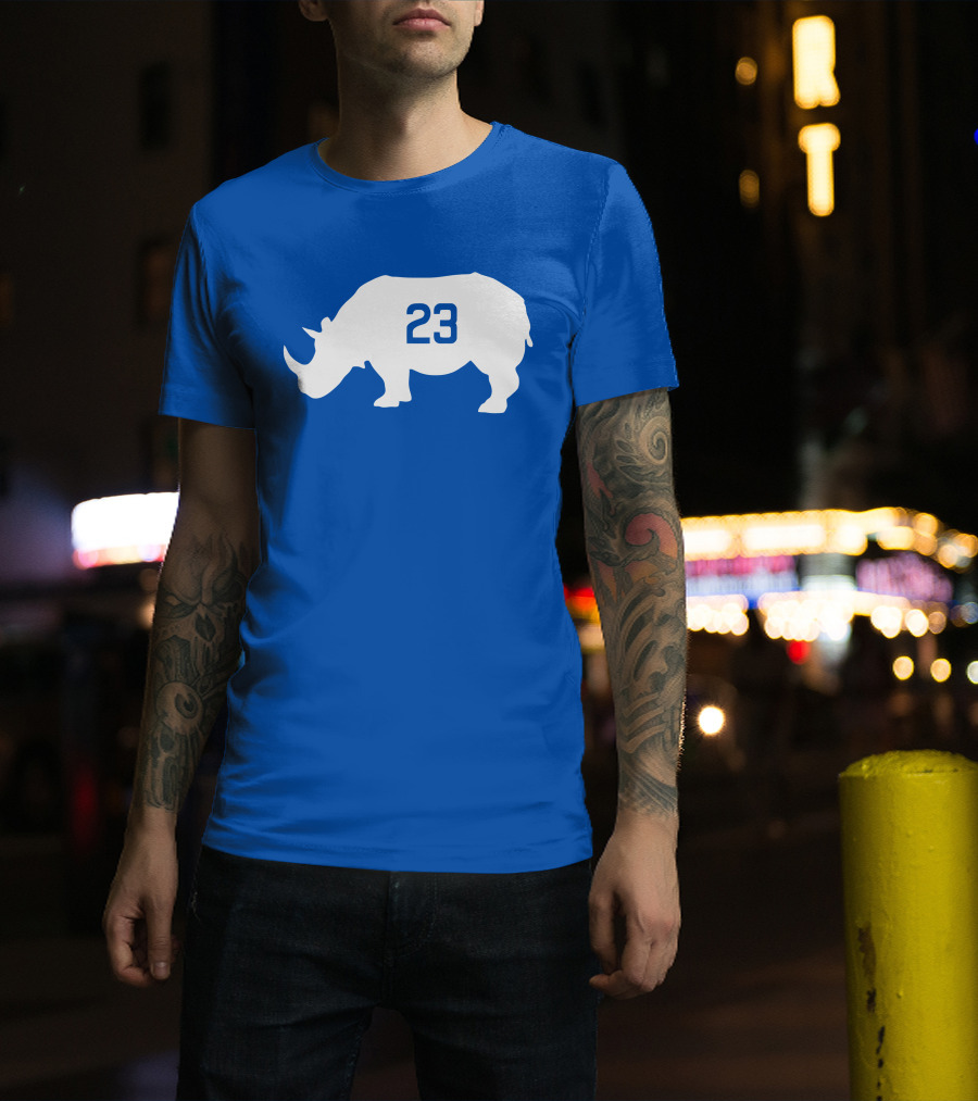 The Ryno 23 Obvious White Rhino T-Shirt