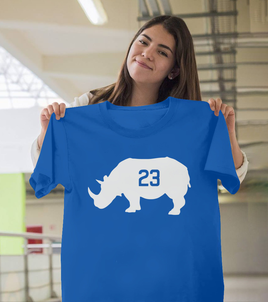 The Ryno 23 Obvious White Rhino T-Shirt