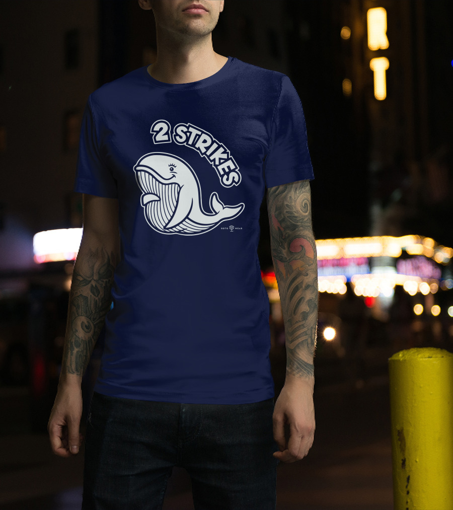 2 Strikes Roto Wear Whale T-Shirt