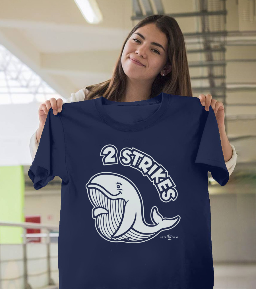 2 Strikes Roto Wear Whale T-Shirt