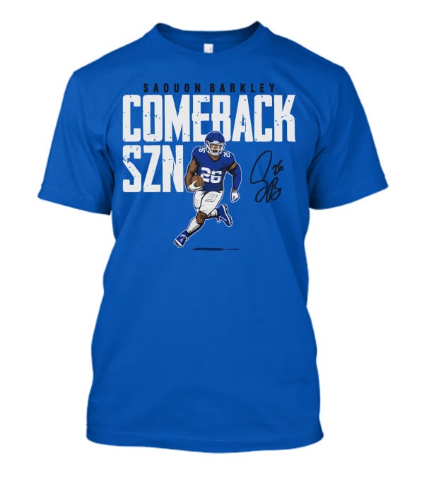 Saquon Barkley Comeback SZN 26 Football T-Shirt