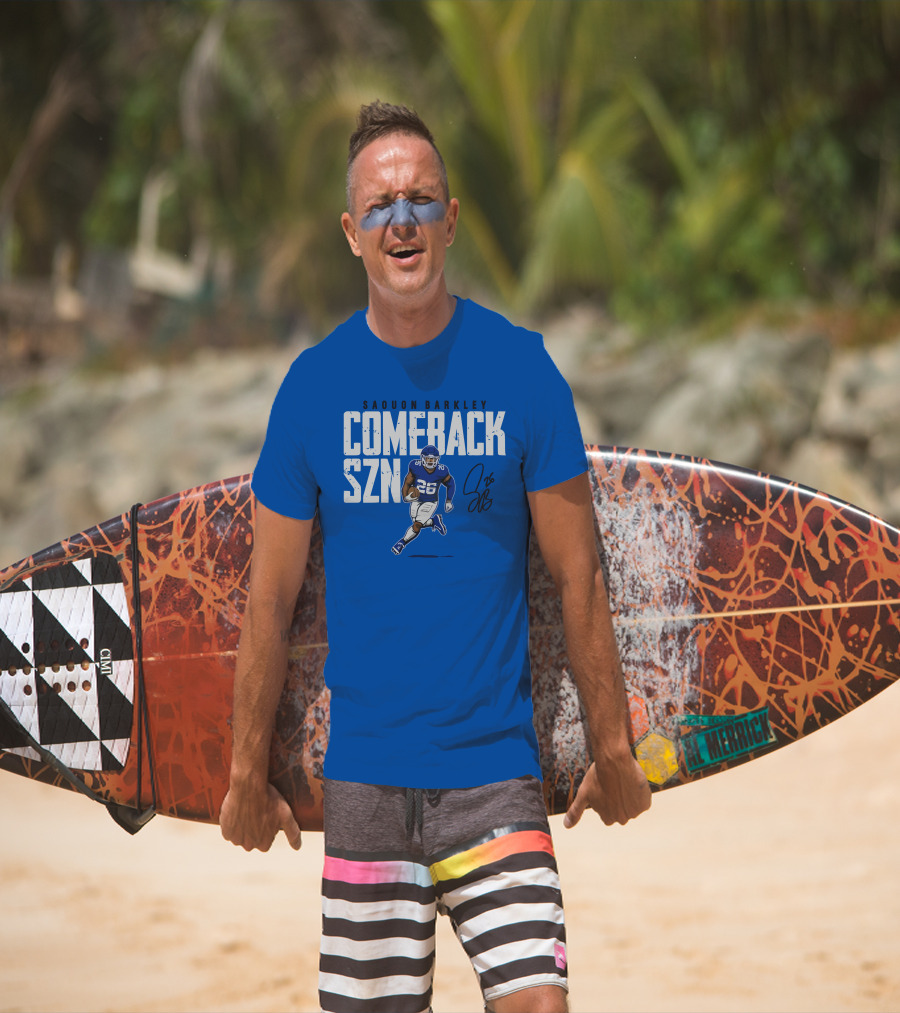 Saquon Barkley Comeback SZN 26 Football T-Shirt