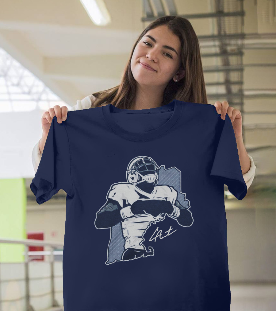 Cam Newton Celebration Football Player Signature Pose T-Shirt