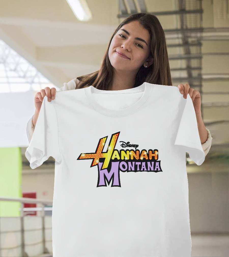 Disney Hannah Montana Logo Miley Cyrus T-Shirt