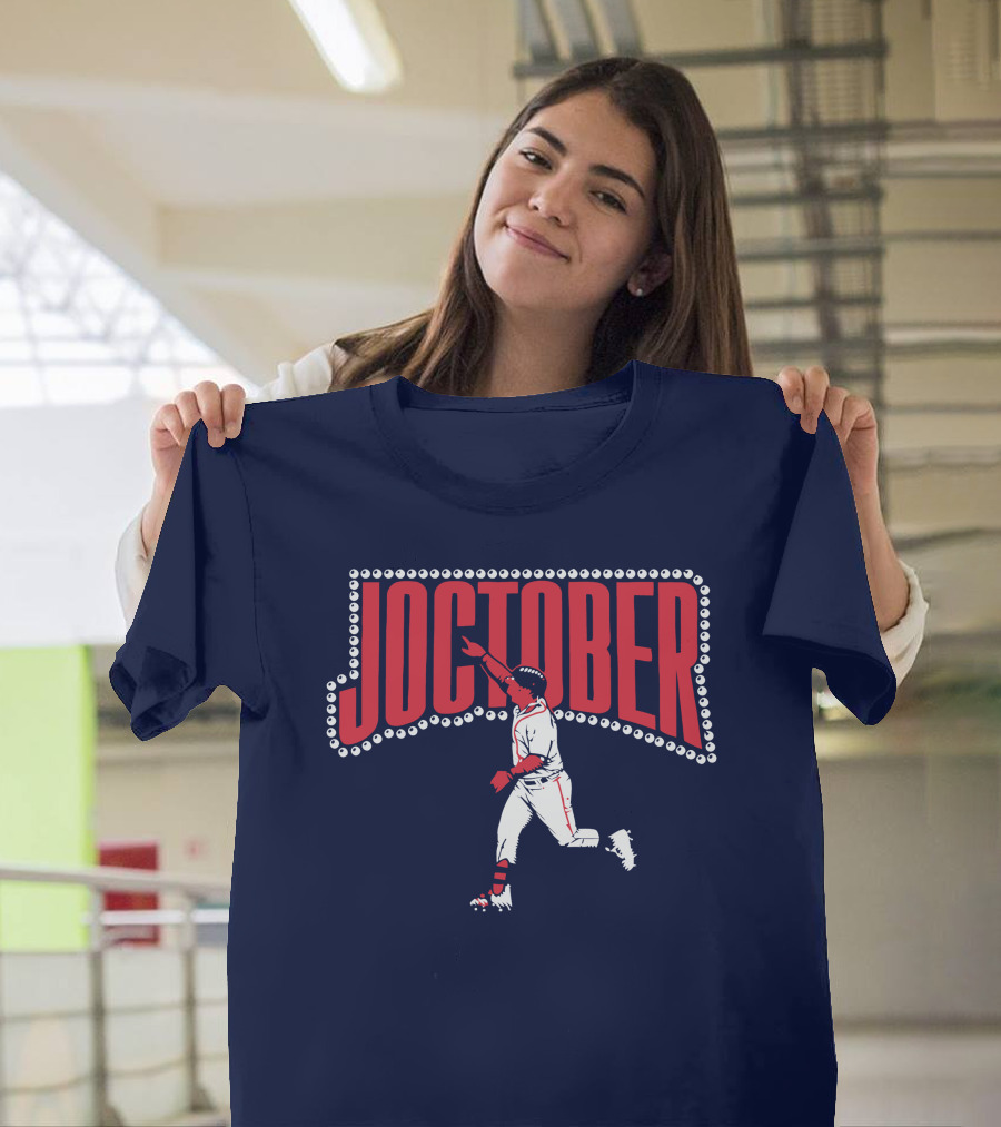 Joctober Baseball Icon Joc Pederson T-Shirt