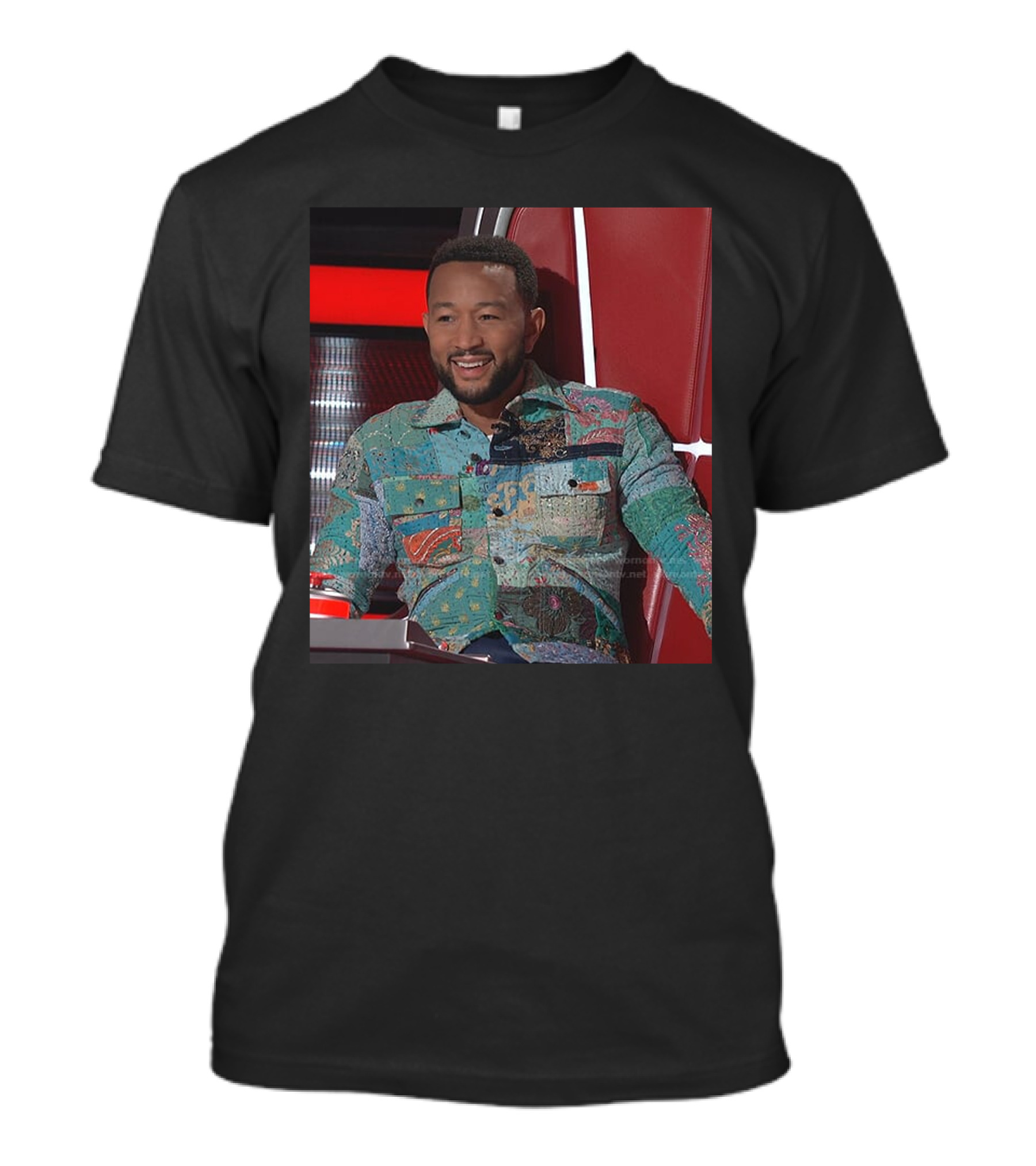 John Legend Patchwork Style On The Voice T-Shirt