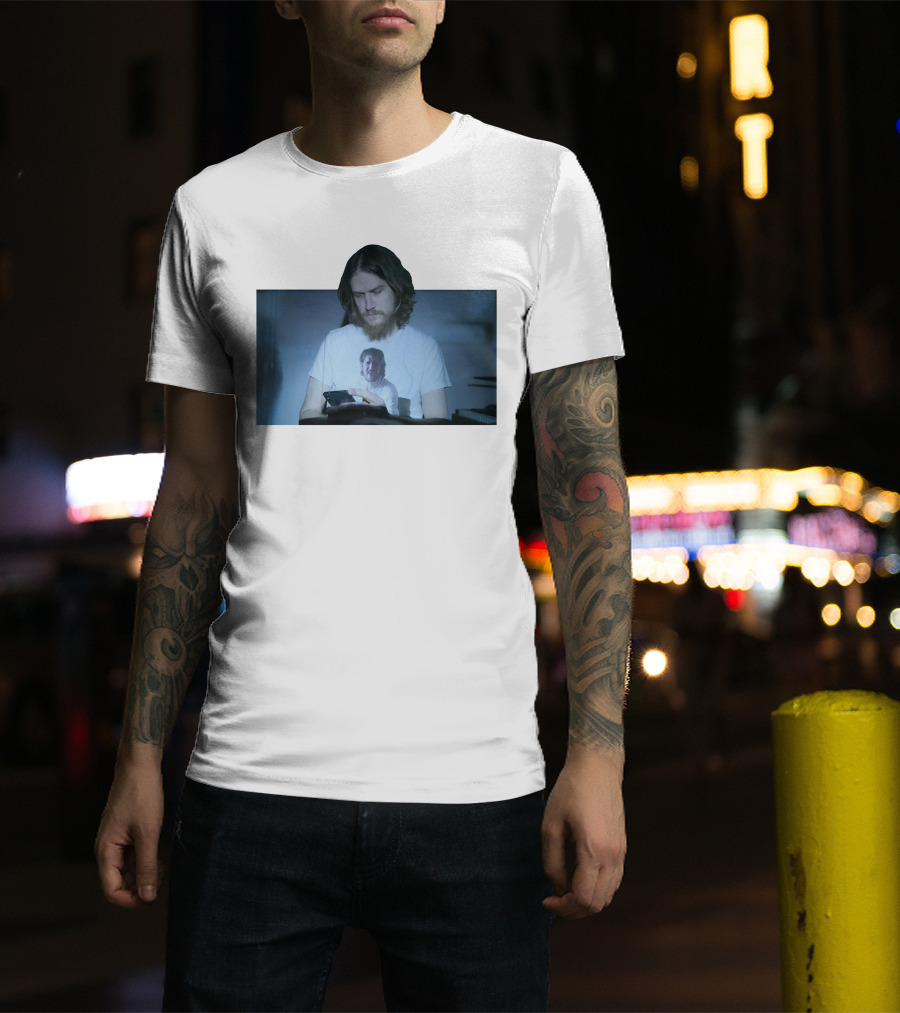 Projection Bo Burnhams White Shirt Digital Illumination T-Shirt