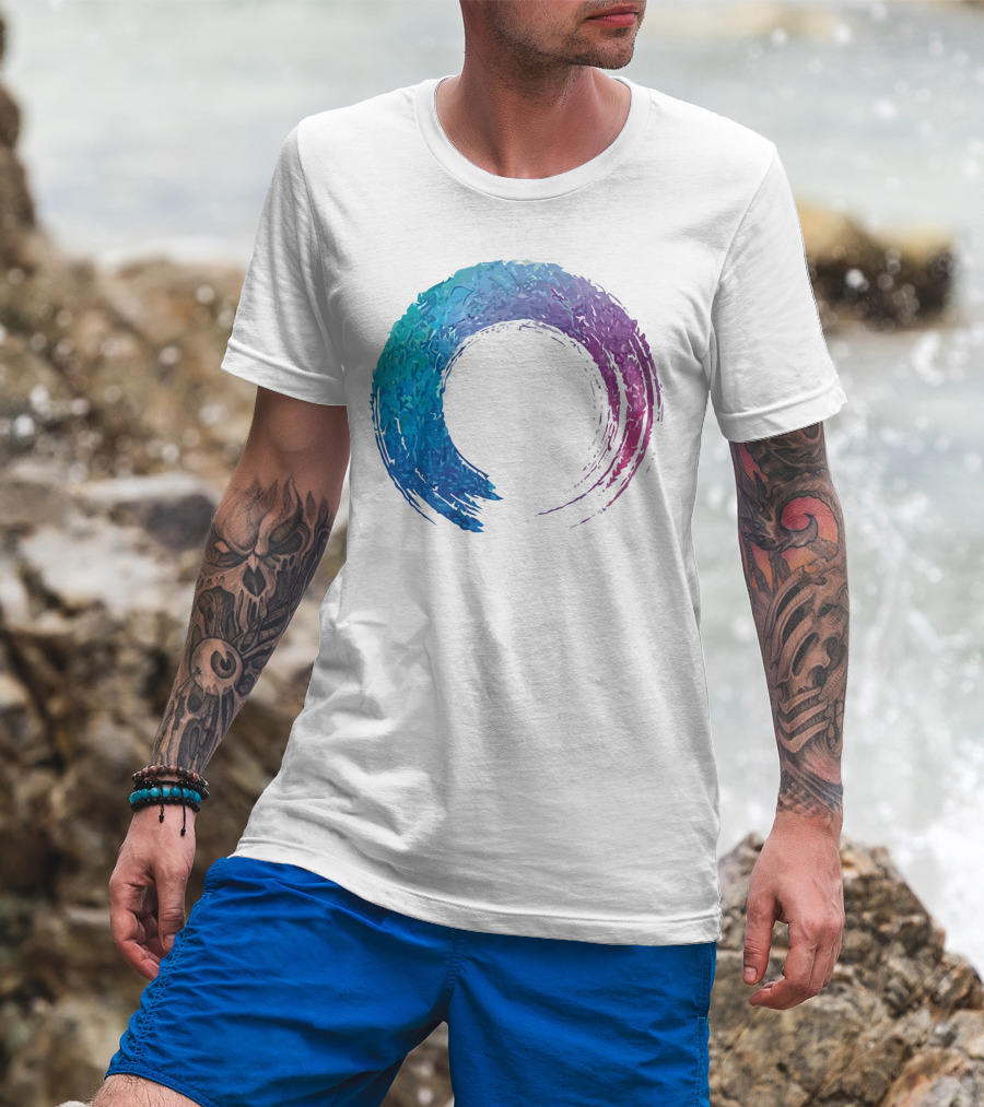 Funilab X Koan Zen Enso Circle Gradient T-Shirt