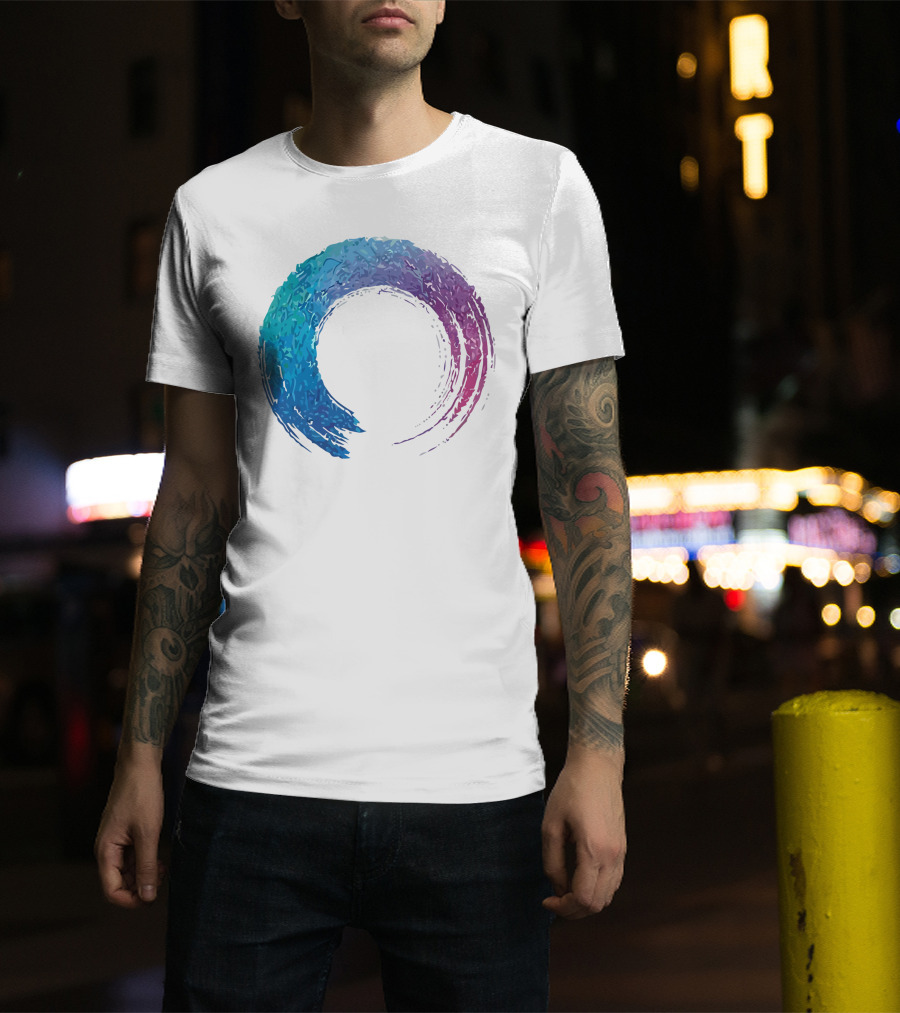 Funilab X Koan Zen Enso Circle Gradient T-Shirt