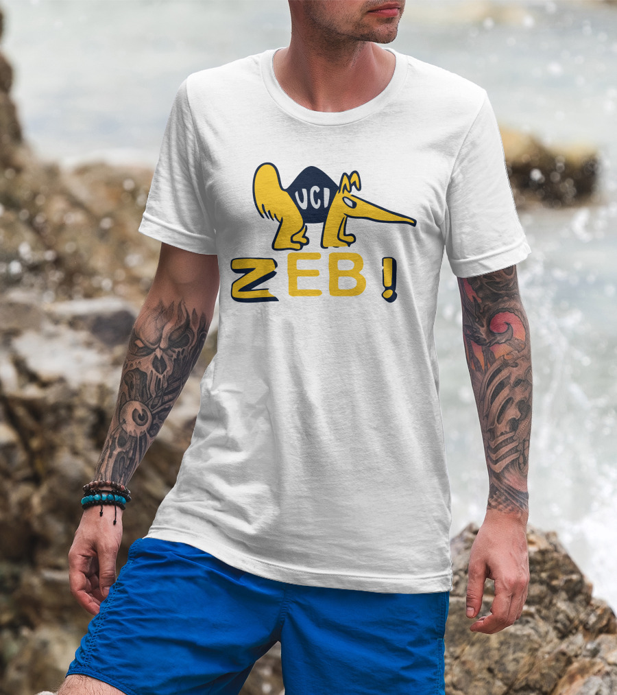 UCI Zeb Baseball Anteater T-Shirt
