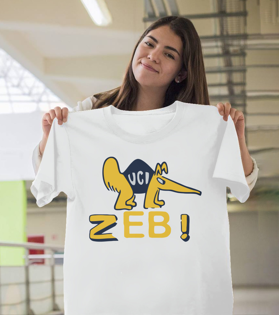 UCI Zeb Baseball Anteater T-Shirt