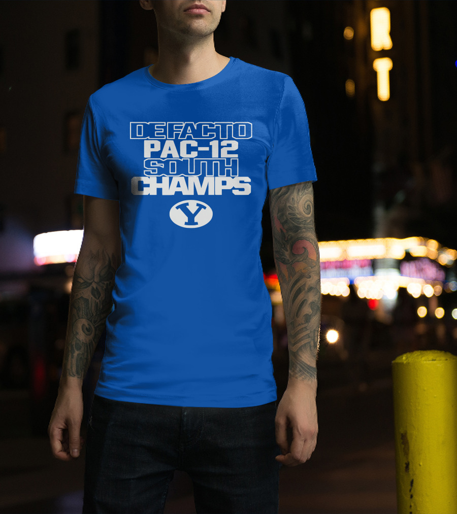Defacto Pac-12 South Champs Byu Y T-Shirt