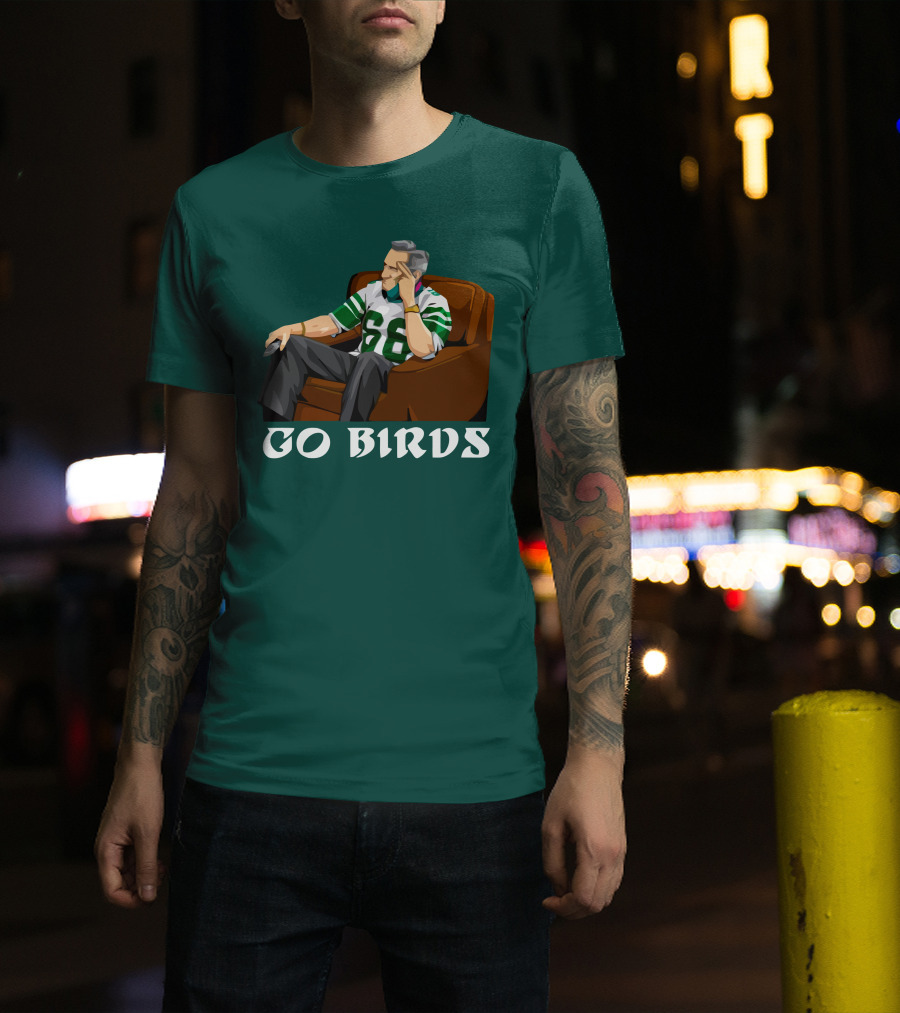 Go Birds Philadelphia Eagles Football 66 Jersey Fan T-Shirt