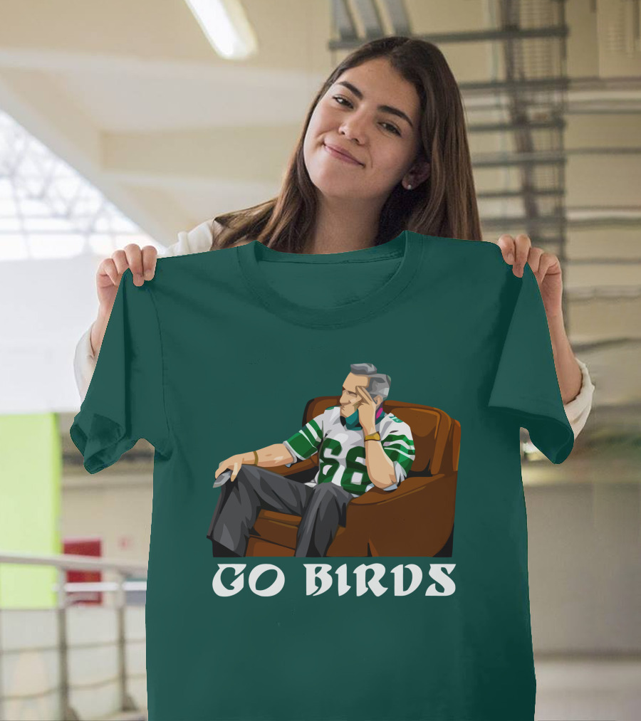 Go Birds Philadelphia Eagles Football 66 Jersey Fan T-Shirt