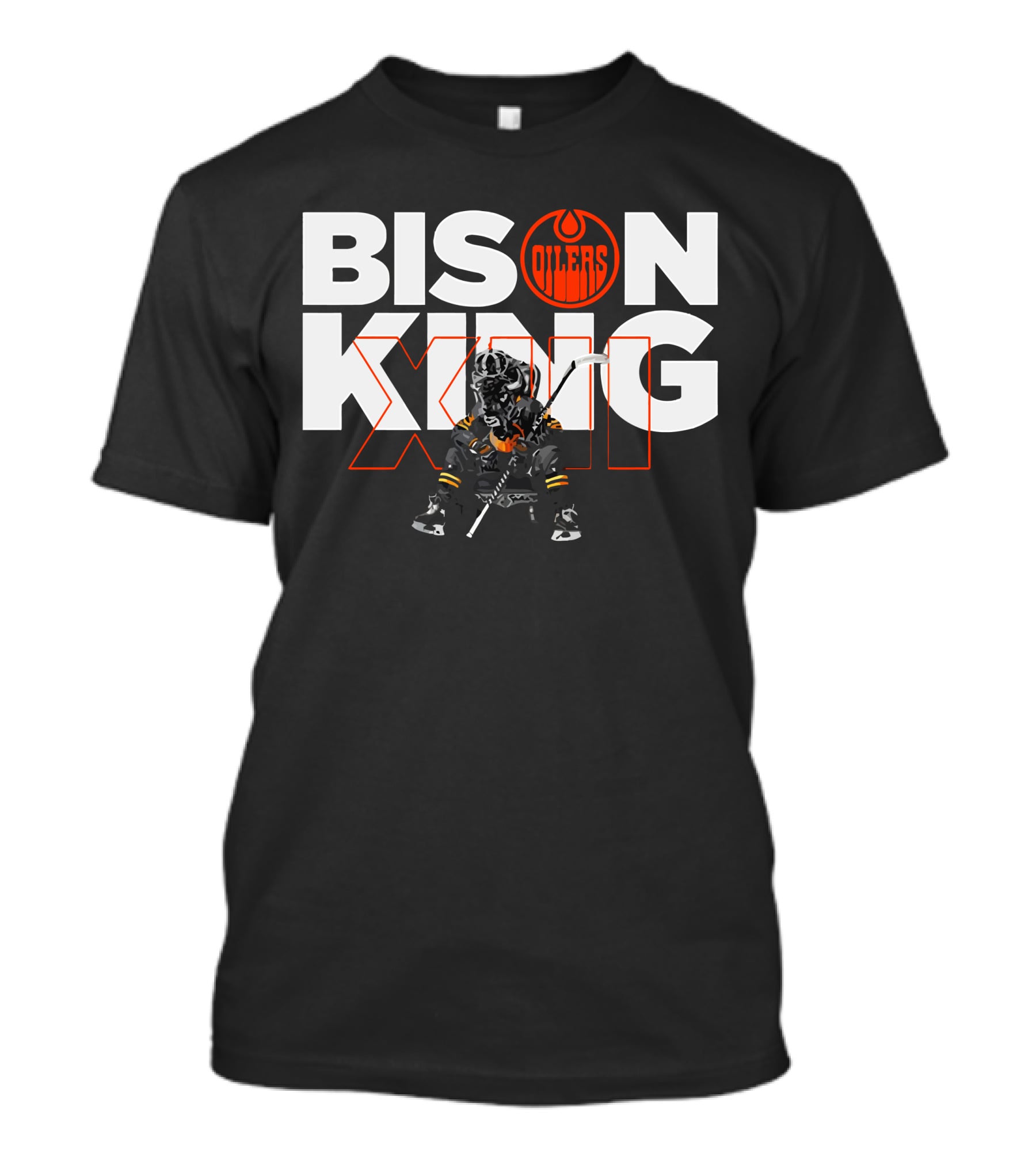 Oilers Bison King Hockey Player Edmonton T-Shirt