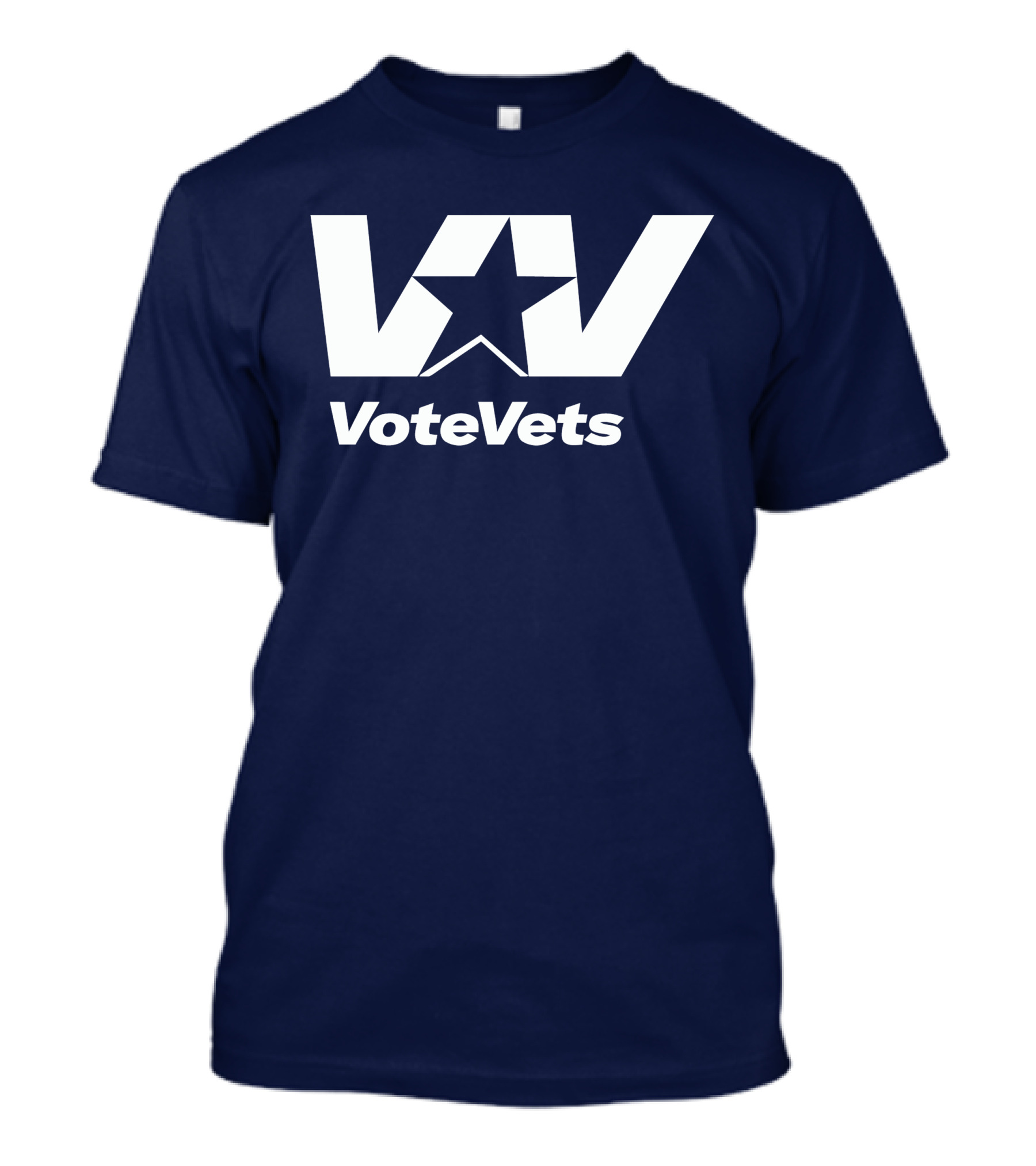VoteVets Star Logo Promoting Veterans Engagement T-Shirt