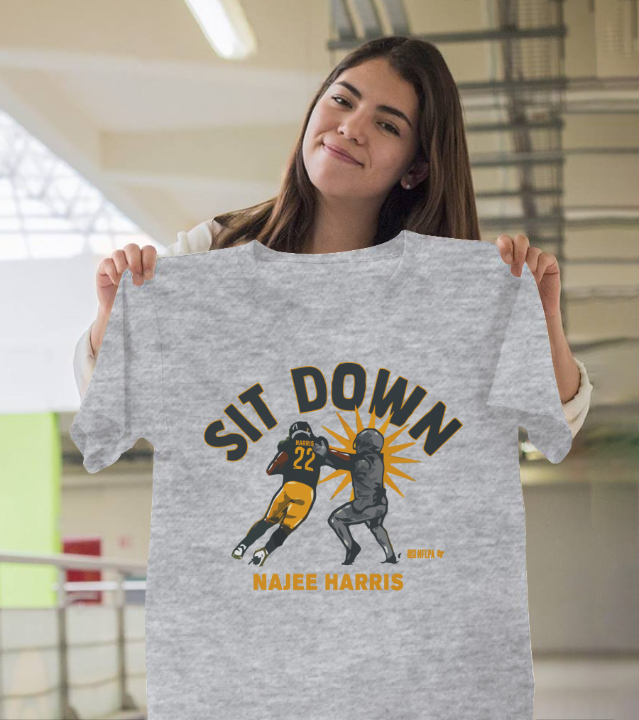 Najee Harris Sit Down NFLPA Football 22 T-Shirt