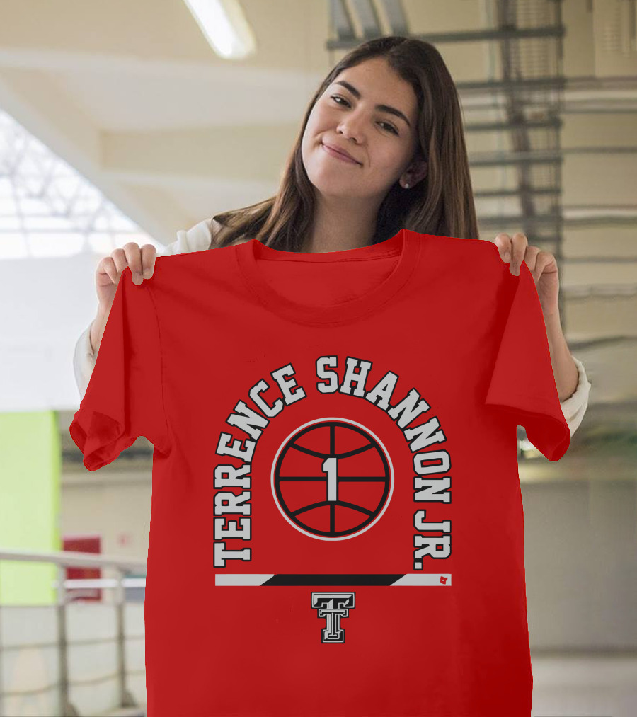 Terrence Shannon Jr. Texas Tech Basketball Number 1 T-Shirt