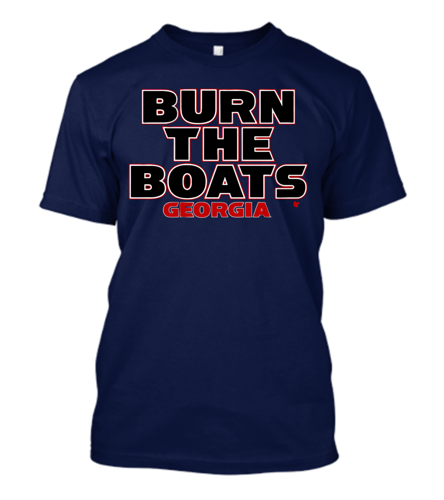 Burn The Boats Georgia Football T-Shirt