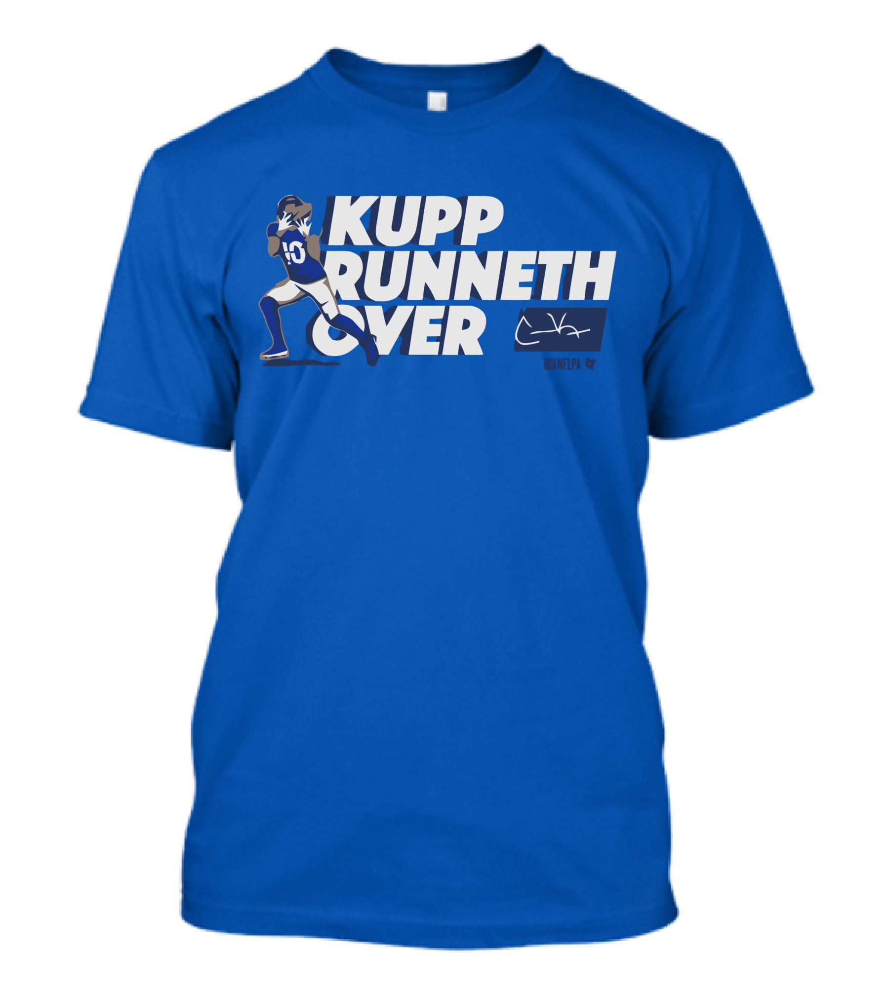Kupp Runneth Over Cooper Kupp NFLPA 10 Football Player T-Shirt