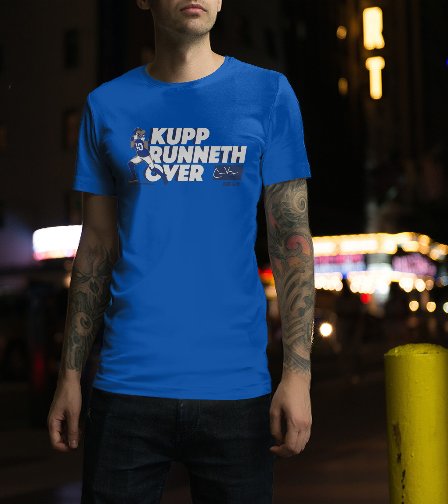 Kupp Runneth Over Cooper Kupp NFLPA 10 Football Player T-Shirt