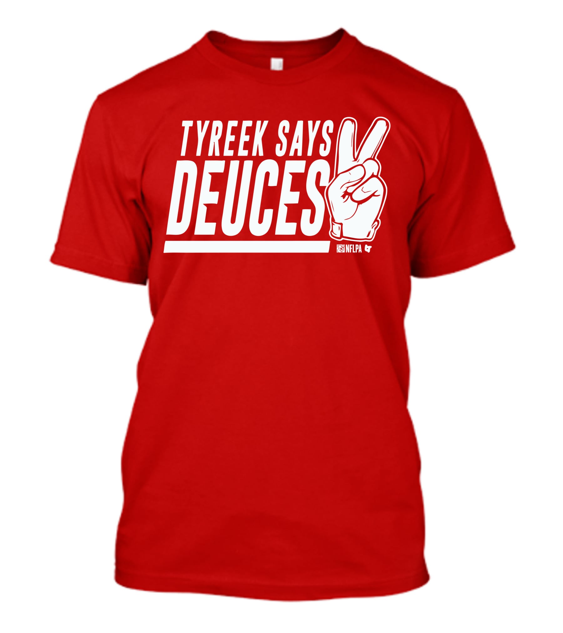 Tyreek Says Deuces Nflpa T-Shirt