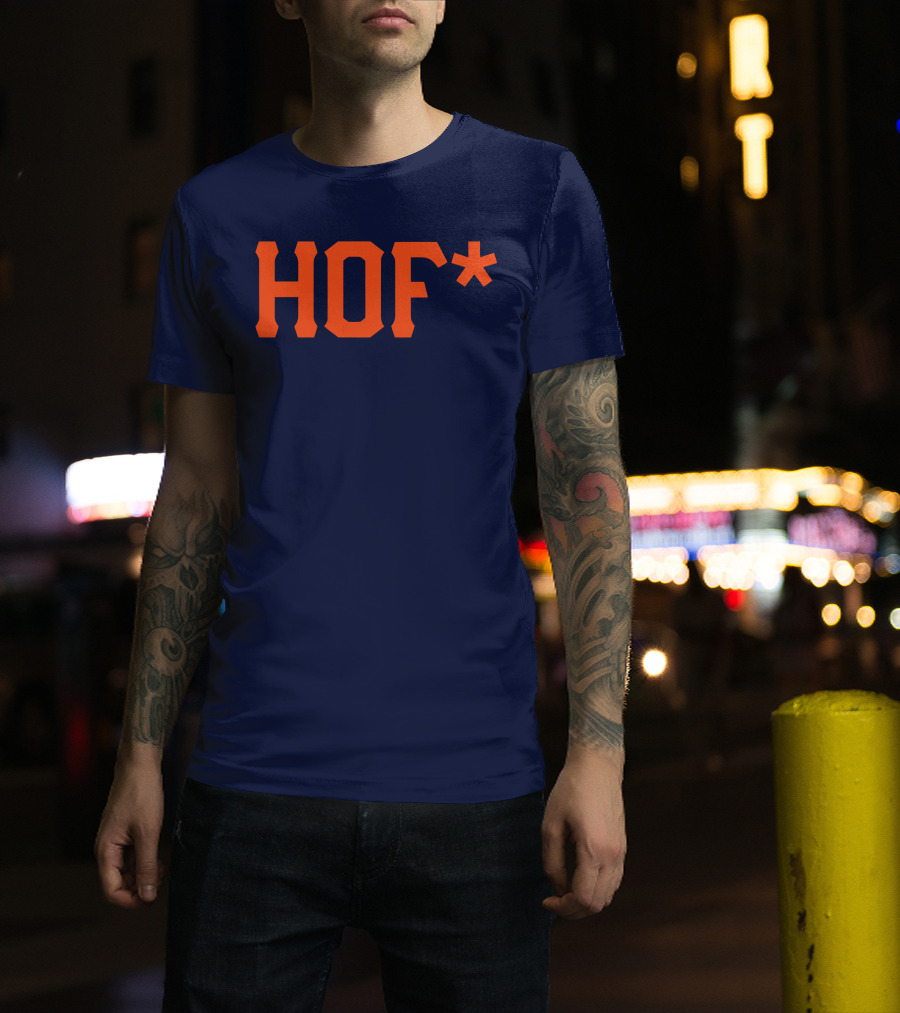 HOF* Navy Orange T-Shirt