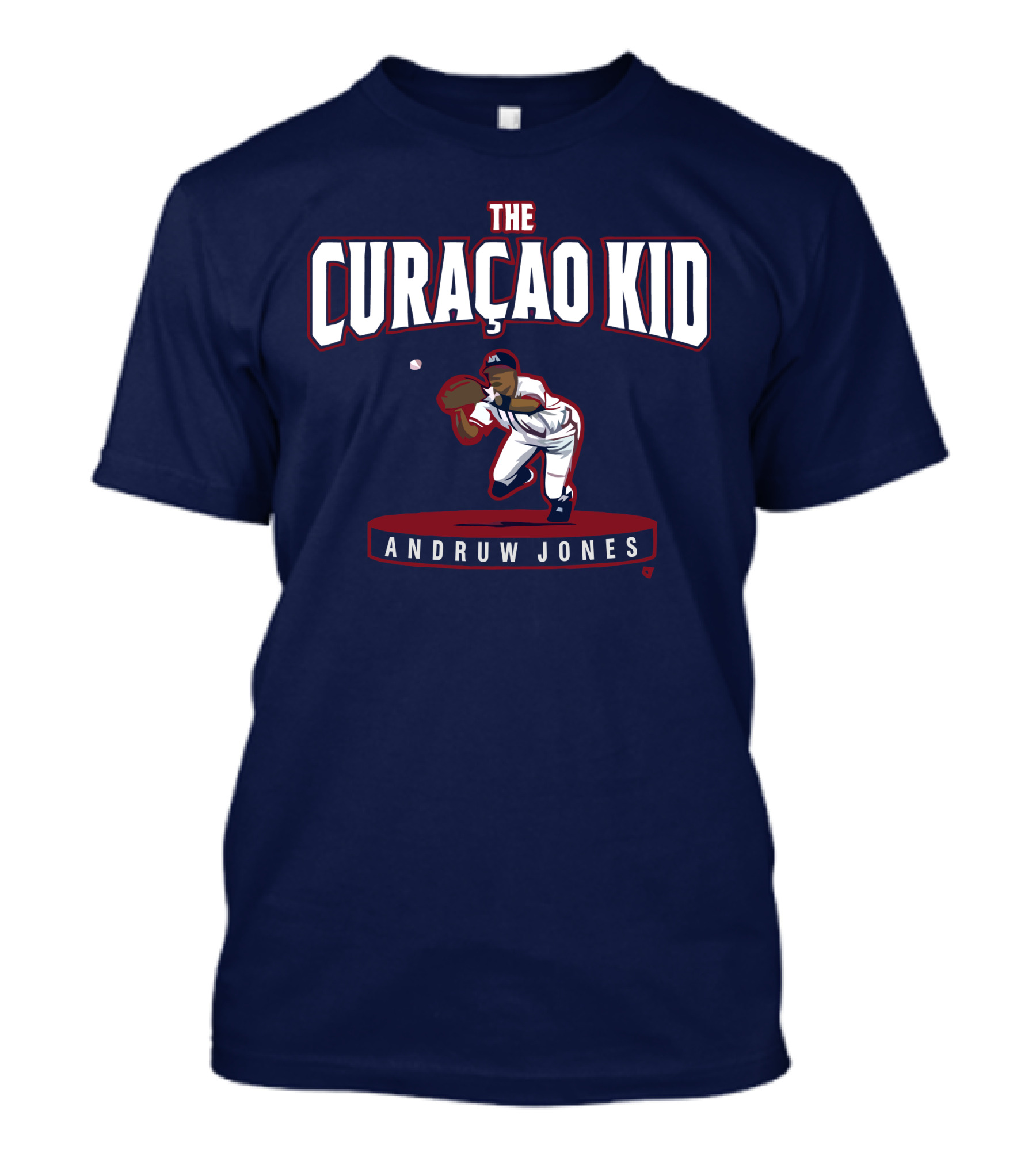 The Curaçao Kid Andruw Jones Baseball Player T-Shirt