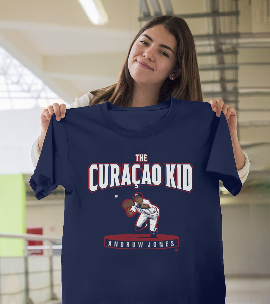 The Curaçao Kid Andruw Jones Baseball Player T-Shirt