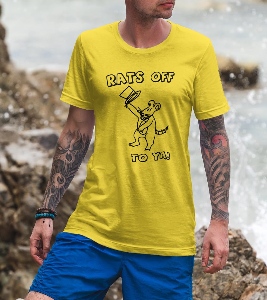 Rats Off To Ya Dancing Rat Top Hat T-Shirt