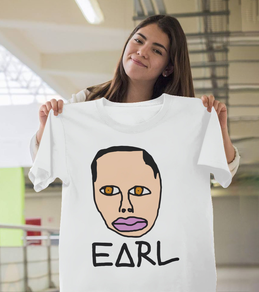 Earl Sweatshirt Odd Future Free Earl Face Drawing T-Shirt
