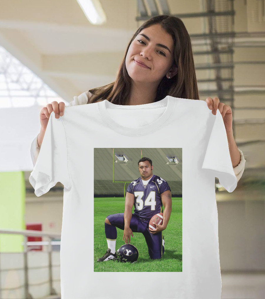 Lane Lunt Kalani BYU Football 34 T-Shirt