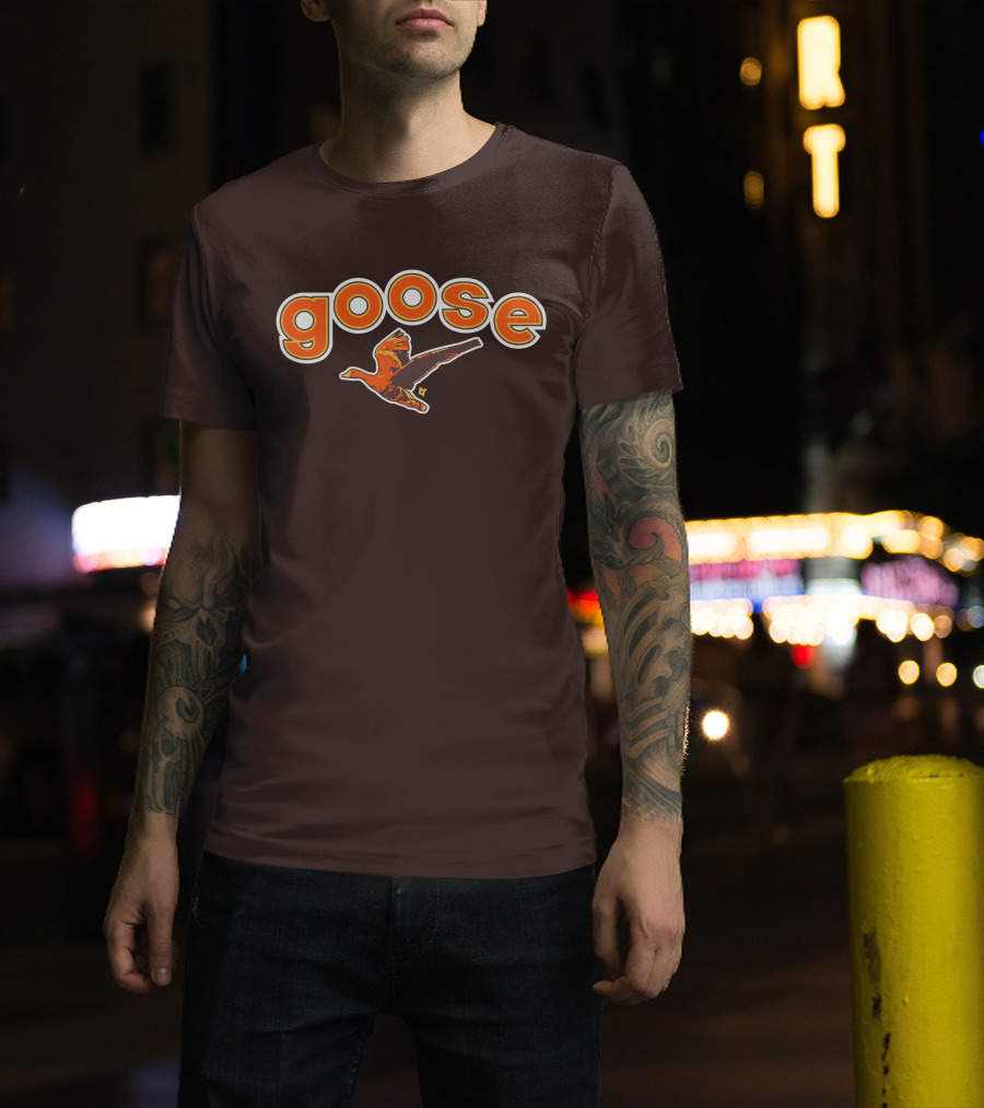 Goose Padres Brown And Orange T-Shirt