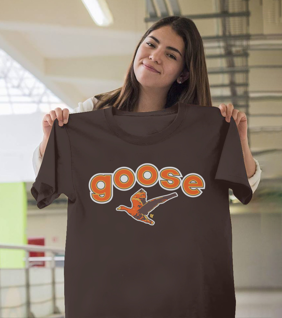 Goose Padres Brown and Orange T-Shirt