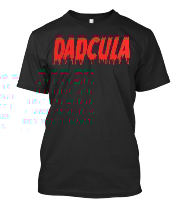 DADCULA Red Spooky Dripping Halloween T-Shirt