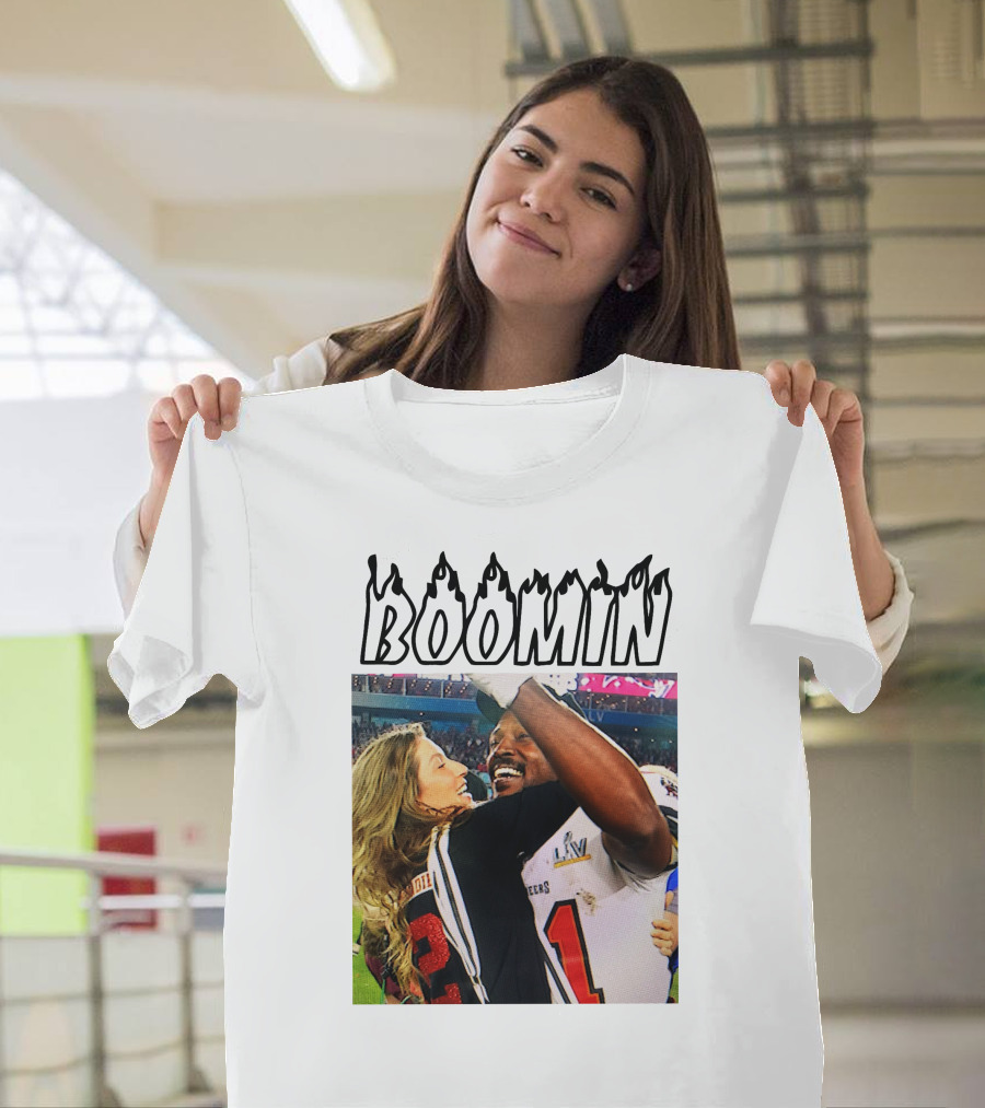 Boomin Antonio Brown Gisele NFL T-Shirt