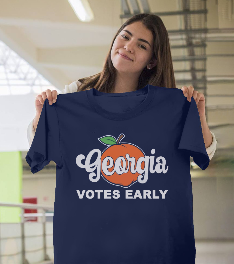 Georgia Votes Early Peach T-Shirt