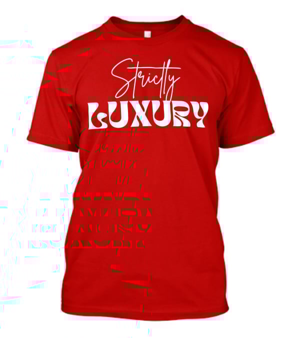 Strictly Luxury Red Cropped T-Shirt