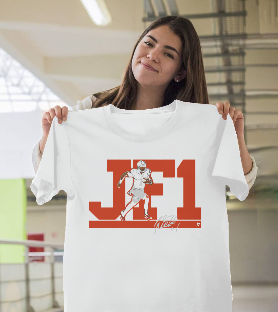 JF1 Justin Fields Football Signature T-Shirt