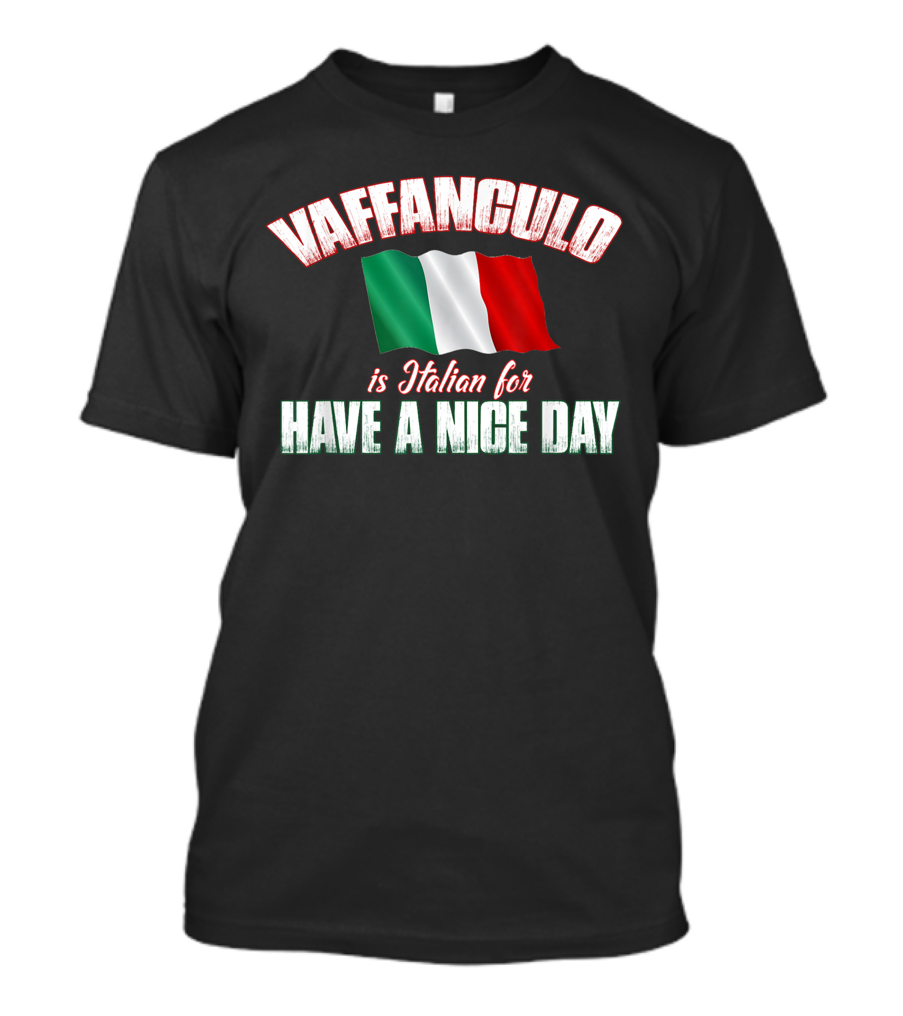 VAFFANCULO Italian Flag Have A Nice Day T-Shirt