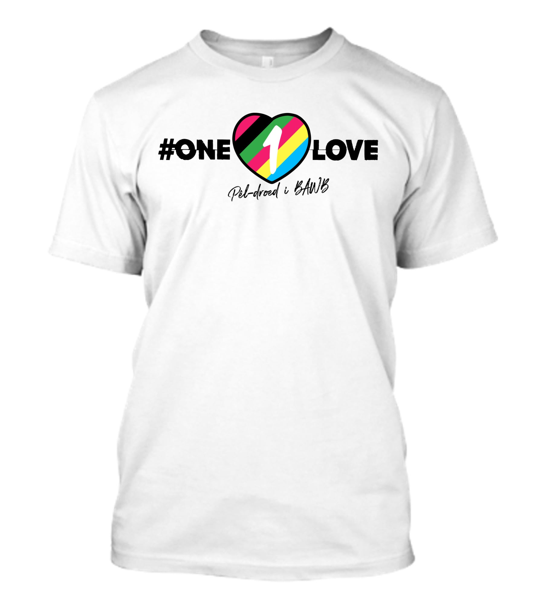 One1Love Pêl-droed I Bawb T-Shirt