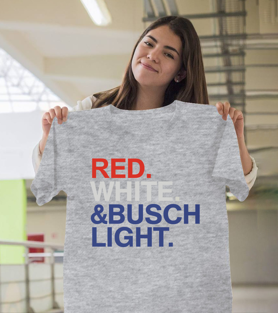 Rodney Davis Red White And Busch Light T-Shirt