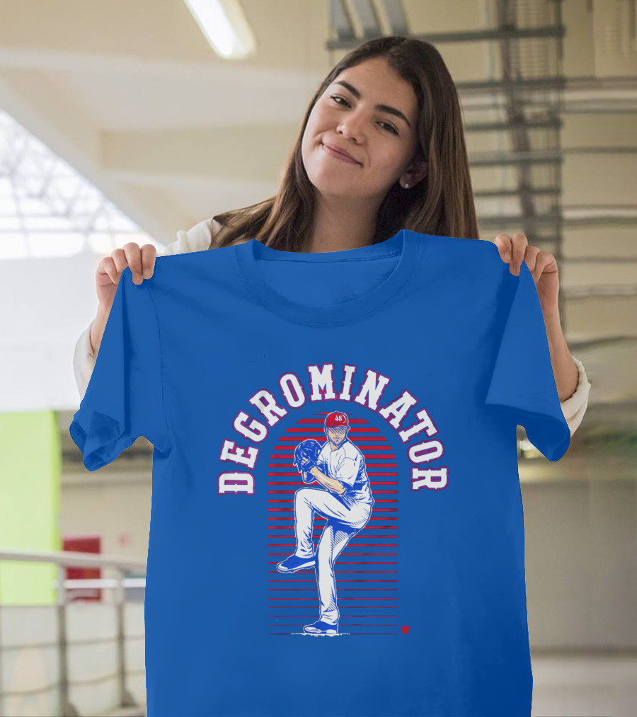 Degrominator Jacob DeGrom Baseball Pitching 48 T-Shirt