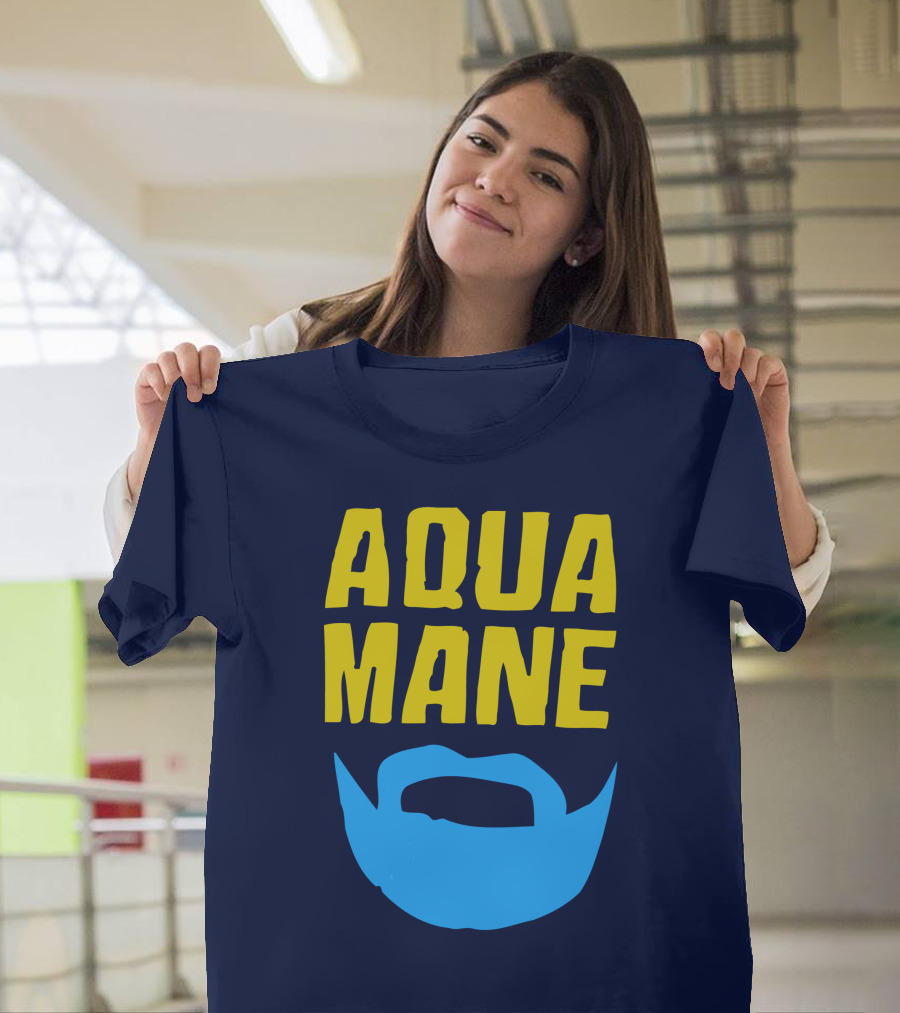 Aqua Mane Steven Adams Beard T-Shirt