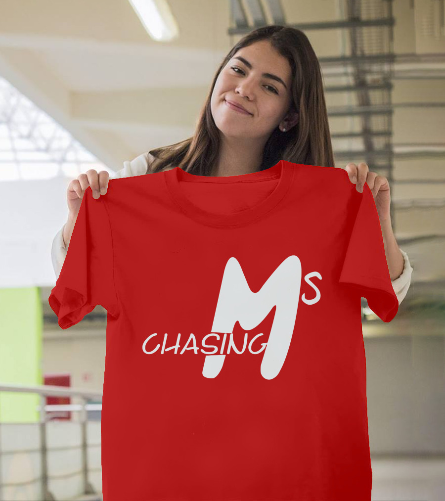 Chasing Ms Retro Style Bold Red T-Shirt
