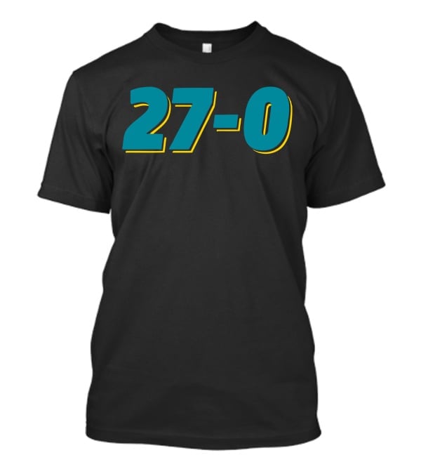 Jacksonville 27-0 Victory Score T-Shirt