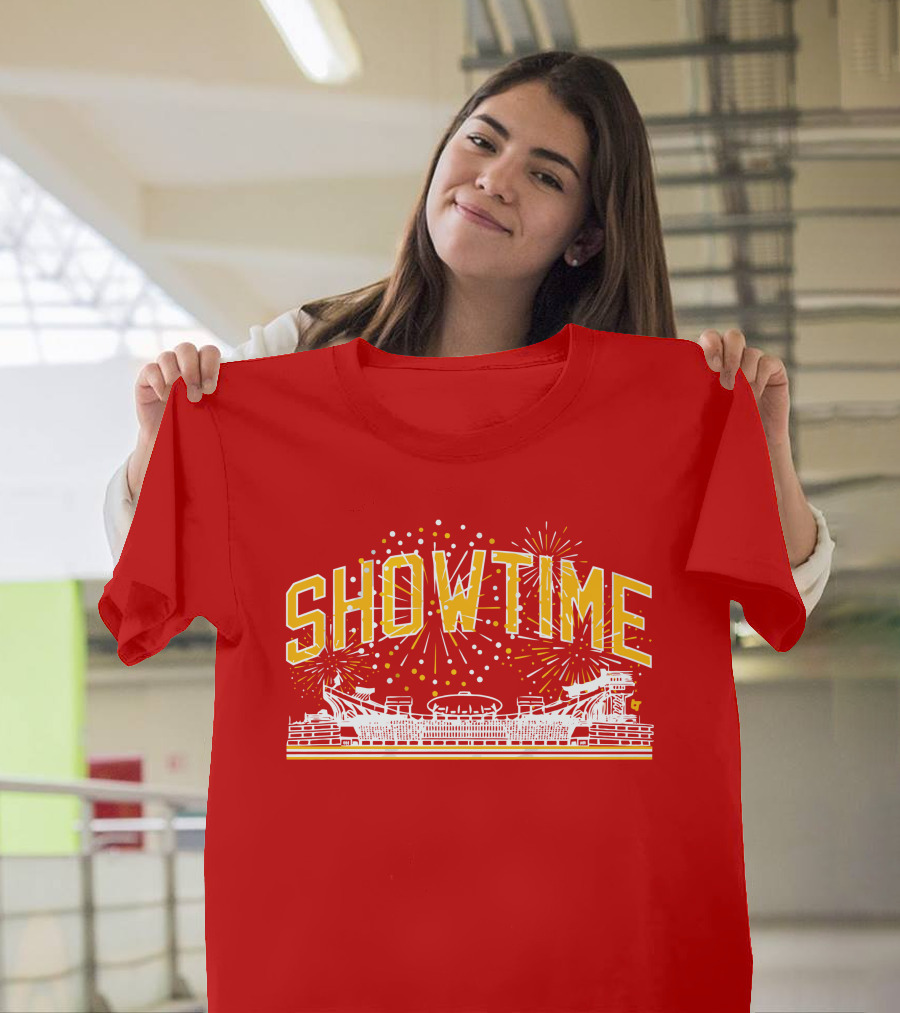 Kansas City Showtime Football Fireworks T-Shirt