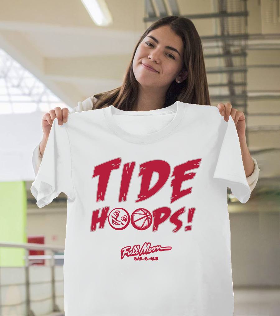Tide Hoops Full Moon Bar-B-Que Basketball Event T-Shirt