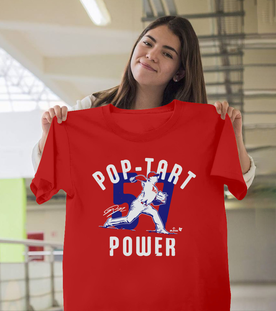Pop Tart Power 59 Pitcher Players MLB T-Shirt